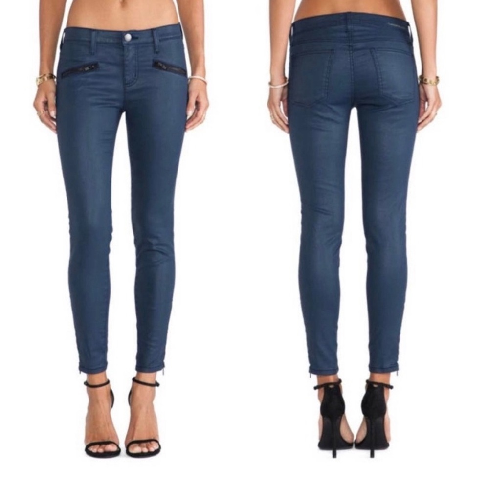 Current Elliott The Soho Zip Stiletto Pants